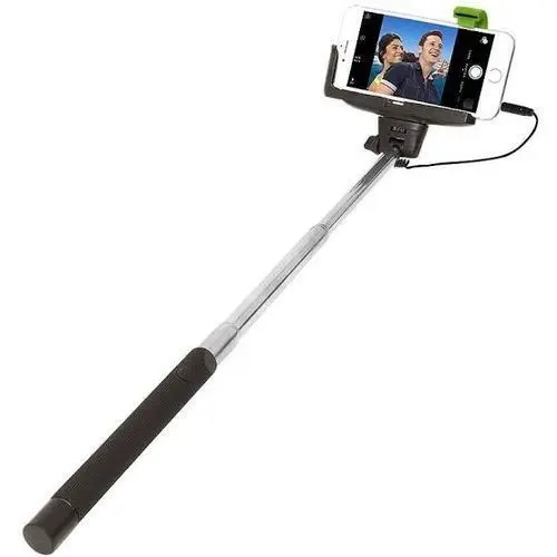 Foldable Selfie Stick for Smartphones Design vary - Black